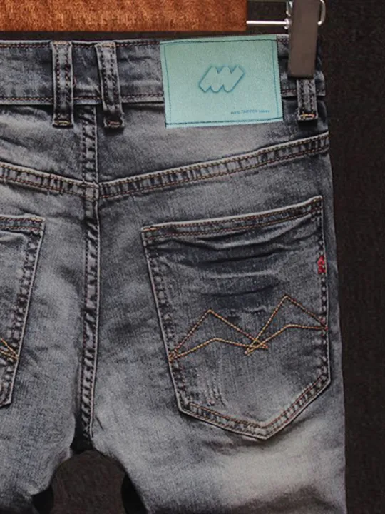 High%20End%20Denim%20Shorts%20for%20Men%20Summer%20New%20Business%20Fashion%20Thin%20Stretch%20Short%20Casual%20Pants%20Male%20Retro%20Washed%20Daily%20Slim%20Jeans%20-%20Image%205