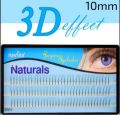 Eyelash Extension Individual 3D Mink Volume Effect Cluster Lashes. 