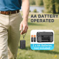Portable AM FM Radio Player Battery Powered Telescopic Antenna Reception with Headphone Jack, Indoor Outdoor and Emergency Use. 