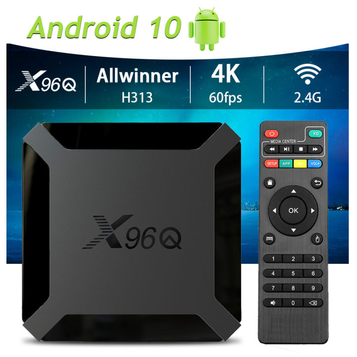 X96Q Android 10.0 Smart TV BOX 1G 8G/2GB 16GB Allwinner H313 Quad Core ...