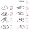 8Pcs/Set Metal Montessori Puzzle Wire Mind Brain Teaser Puzzles Children Adults Interactive Game Reliever Educational Toys.