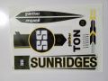 New 3D 2023 NEW SS TON  SUNRIDGER BLACK Edition Cricket Bat Sticker For Professional Players. 