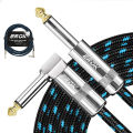 EROK 1.5M/3M/6M/10M Premium Guitar Cable 1/4 Inch Instrument Cable-Super Durable Guitar Chord- AMP Cord for Bass. 