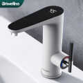 Briwellna Electric Water Heater 220V Kitchen Faucet Tankless Geysers Faucet Heater Heating Tap Instantaneous Heaters Robinet.