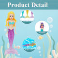 4/3 PCS 1 Bag Mermaid Water Play Toys Different Style for Swimming Children Game in Sun Pool/Beach/Bath Time Color Random.