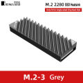 JONSBO M.2 2280 Solid State Hard Disk Aluminum Heatsink with Thermal Pad for m2 Desktop PC Thermal Gasket PC Accessories. 