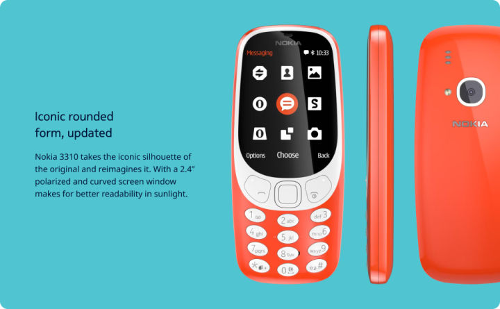 Nokia Vip Nokia 3310 Vip classic Model Dual Sim 💯 PTA approved | Daraz.pk