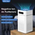 Air Purifier Portable Desktop Air Freshener Smoke Odor Generator Air Cleaner for Car Room Kitchen with Replaceable HEPA Filter.