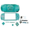 Full Transparent Replacement Housing Shell Kit For PSP 3000, Case Cover With Full Buttons Screws Repair Mod Accessories Set. 