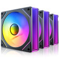 PRISM 7 PRO Case Cooling Fan 12cm ARGB 5V 3Pin 4 Pin PWM Computer Chassis Fan Infinity Mirror Silent Ventilador. 