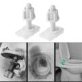 2 Sets Toilet Seat Hinge Bolts Screw Fixing Fitting Kit Toilet Seat Repair Bolts Fitting Screws Washers Accessories Universal.