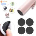 4Pcs 50-65mm Round Black  Coaster Pad Self Adhesive Cup Bottom Stickers Non-slip Anti-scald Tumbler Cup Protective Pads. 
