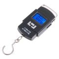 Hot Sales Backlit Fish Hook Hang Scale LCD Display Electronic Travel Hanging 50kg Weighting Portable Digital Luggage Scale. 