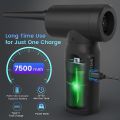 Portable Compressed Air Duster 2 in 1 Air Blower & Vacuum Cleaner Cordless 3 Speed Air Blower for Keyboard Computer Car Cleaning.