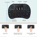 I8 Wireless Keyboard 2.4GHz Mini English Russian Touchpad Keyboard Aerial Mouse Remote Control Laptop TV Box Projector. 