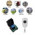 433MHz DIY Wireless Switch DC 12V 1CH Mini Relay Module and RF Transmitter Remote Control for Garage Curtain Home Appliance. 