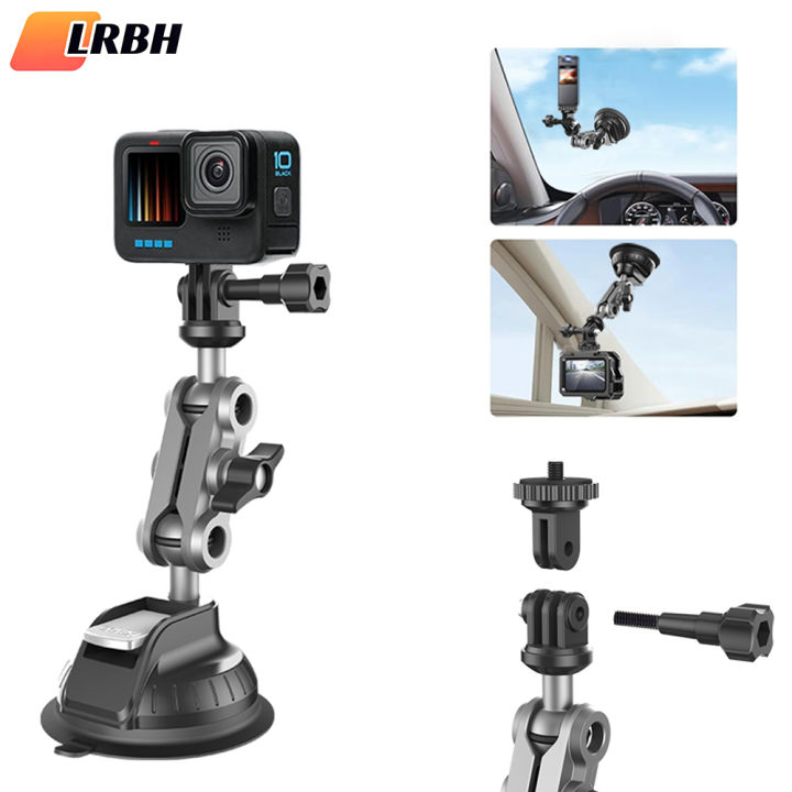 Powerful%20Suction%20Cup%20Car%20Mount%20for%20Insta360%20X4%20X3%20X2,%20Dashboard%20Quick-release%20Holder%20for%20Pocket%203%20%2012%2011%2010%209%208%20Action%204%203%20-%20Image%202