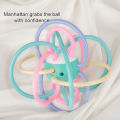 Baby Toys Manhattan Ball, Baby Teething Ball, Soft  Teething Toy, Hand-Held Ball for Babies, Newborn Rattle. 