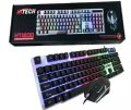 Hi-Tech HTI 200 Gaming Keyboard Mouse Combo Set With RGB Light. 