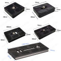 Metal Quick Release Plate with 1/4''-20 Camera Screw Tripod Mount Plate Fits Standard for DSLR Camera Tripod Ball Head.