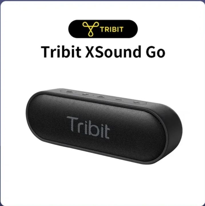 Tribit XSound Go Portable Wireless Bluetooth Speaker IPX7 Waterproof Better Bass 24-Hour Playtime For Party, Camping Speakers