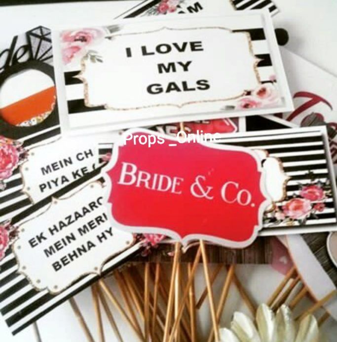 Bridal Shower Props