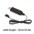 USB Charger Cable For 3.7V Lithium Battery Charger SM-2P Forward RC Car Aircraft Parts RC Quadcopter Toy Aircraft Accessories. 