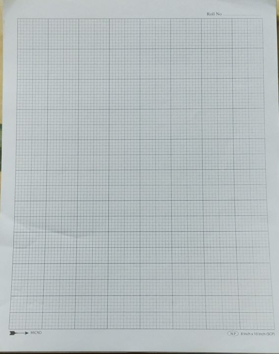 Premium Graph Paper(8'×10' inch) 20pcs  for coordinate geometry and other Mathematics, Statistics problem