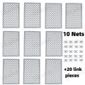 MOC  Nets Building Blocks Toys Set DIY Blocks Toys for Boys Compatible Classic Farm Fence  Fence Bricks Parts. 