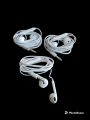 3 in 1 White Headphones Pack High Quality Sound and Bass for Music Lovers. 