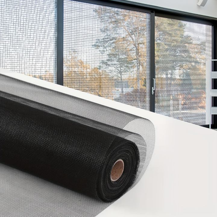 Durable Fiberglass Mesh Roll, Can Be Cut for Windows, Doors, Swimming Pools, and Porches Mosquitero Moustique