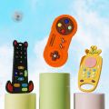 Baby Silicone Teether Toys Remote Control Shape Teether Rodent Gum Pain Relief Teething Toy Kids Sensory Educational Healthcare. 