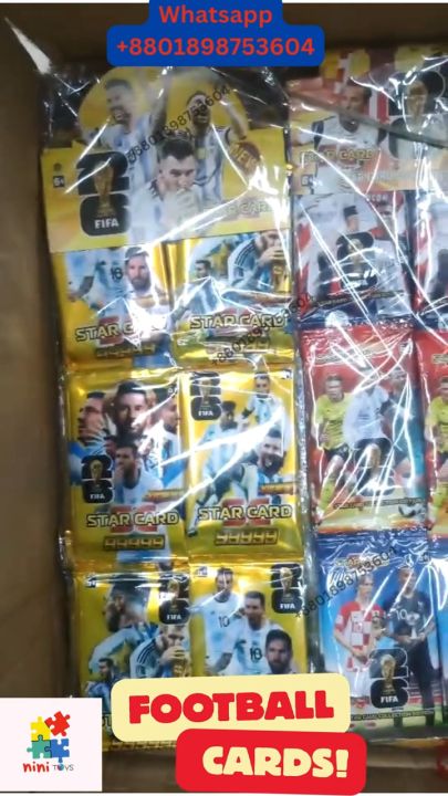Football Star Card Game TCG - Fifa Stars Trading Card Game 32 Cards in 4 Packs