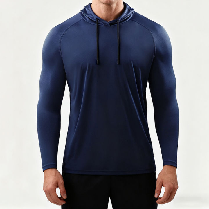 Running%20Long%20Sleeve%20T%20Shirt%20Men%20Sportswear%20Hooded%20T-shirt%20Elastic%20Jersey%20Gym%20Fitness%20Male%20Tops%20Tee%20Training%20Sport%20Tracksuit%20Men%20-%20Image%202