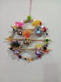 Customized decorated ring with five pots with colourfull flower Wall Hanging Door Hanging Easily. 
