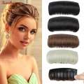 Synthetic Hair Volume Bump Inserts with Invisible False Hair Clips and Fluffy Pads Hair Bun Hairstyle Styling Tool Set for Women. 