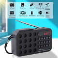Solar Charging Portable FM Receiver Radio With Bluetooth Wireless Speaker Support USB TF Card MP3 Music Play Radio FM Receiver. 