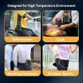 Portable Waist Fan 10000mAh with Power Bank LED Lighting Hanging Neck Fan 5 Speed Strong Airflow Cooling Fan for Outdoor Working.