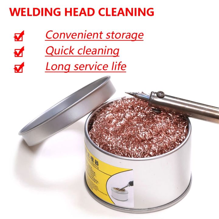 Soldering Iron Cleaning Ball Cleaning Nozzle Tip Desoldering Soldering ...