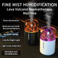 The simulated volcanic color lamp humidifier USB aromatherapy diffuser is suitable for use in cars, homes, bedrooms, as a ,.