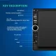 2din Stereo 7 Inch Acodo 7018b/7012b Car Radio 2 DIN Touch Screen Multimedia Bluetooth USB/TF FM Radio Autoradio MP5 Player. 