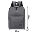 Trendy Men's Minimalist Backpack Versatile Backpack Large Capacity School Student Computer Travel Bag Washable Unisex Backpack. 