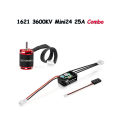 Hobbywing QuicRun WP Mini24 25A W/ 1621 3200KV/3600KV RC Outrunner Motor Combo for 1/24 1/18 RC Crawler Axial SCX24 TRX4M RC Car.