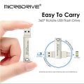 TYPE C USB Flash Drive OTG 2 IN 1 USB Stick 3.0 Pen Drive 64GB  Pendrive Memory Disk. 