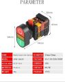 Double Push Button 22mm Red Green ON OFF Start Stop Light indicator Switch Egg Push Button 220v 380v. 
