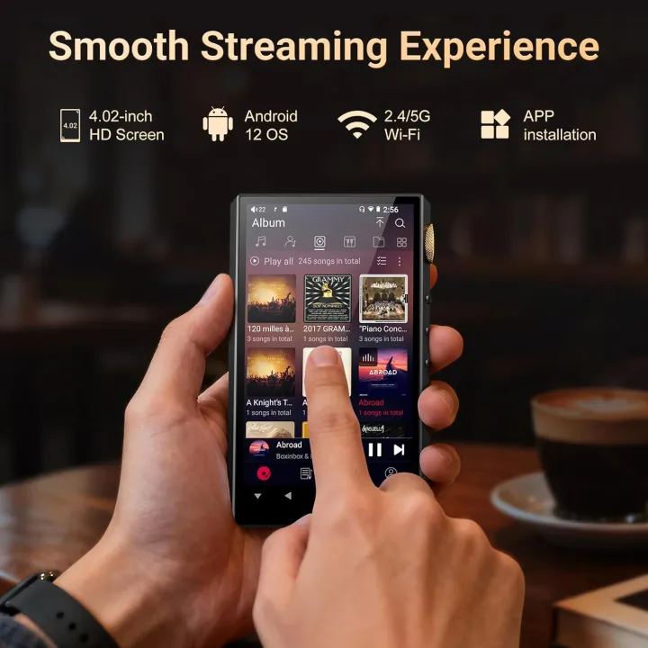 32GB/160GB%20HiFi%20Hi-Res%20Audio%20Player,%20%20Bluetooth%20and%20WiFi,%204.4mm%20Balanced,%20Dual%20ESS%20DAC,%204.02"%20Digital%20DSD512%20Lossless%20Spotify%20-%20Image%206