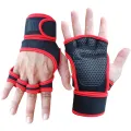 Cycling gloves Weightlifting Training for Men Women Fitness Sports Body Building Gymnastics Gym Hand Wrist Palm Protector Gloves. 