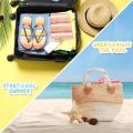 Inflatable Water Floating Mat for Adults, Foldable Backrest Recliner, Inflatable Striped Floating Bed, Single Hammock. 