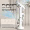 Dual Head Air Circulation Desktop Fan – High Wind Power, Double Layer Design for Office, Home & Dorm. 