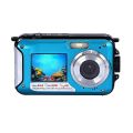Double Screen Waterproof Camera 24MP 16x Digital Zoom Dive Camera. 